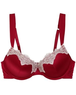 Tallulah Love Opulent Lace Bra - Red