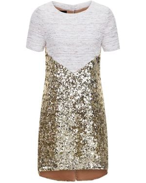 RUE AGTHONIS Littoral Petit Golden Dress - Natural