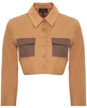 Ariana Bestepe Millie Shirt With Pocket - Grey