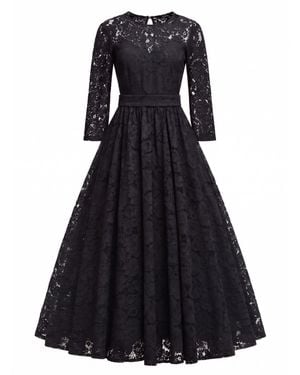 MATSOUR'I Lace Dress Viktoria - Black