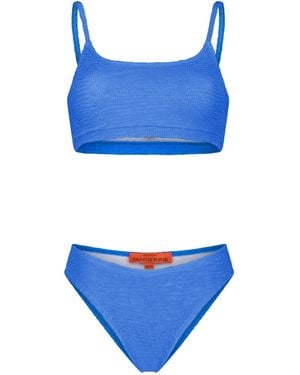 Maison Tangerine Ibiza Blueberry Textured Bikini
