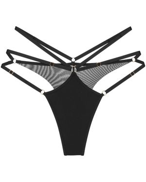 Perilla Lingerie Madone Plain Knicker - Grey