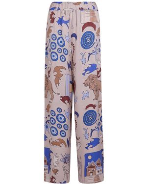 Iodes Athens Cupro Pants - Blue