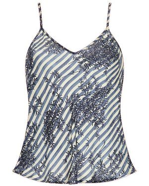 Aguaclara Mandarin Camisole - Blue