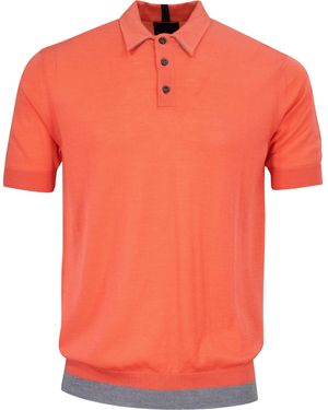 lords of harlech Pilgrim Polo Shirt - Orange