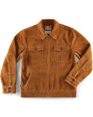 &SONS Trading Co Neutrals Cord Cab Coat Tan - Brown