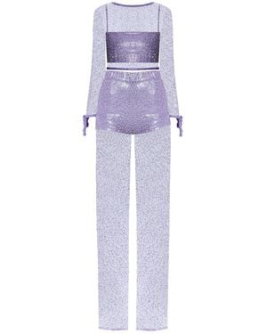 Nur Karaata D Maris Pant & Top Set - Purple