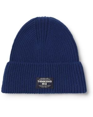 Thinking Mu Wool Amor Beanie - Blue