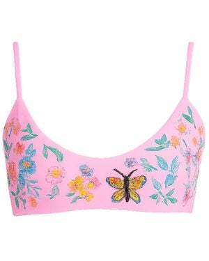 Oceanus Los Angeles Pull On Bikini Top - Pink