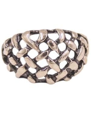1610Istanbul Istanbulite Baroque Ring - White