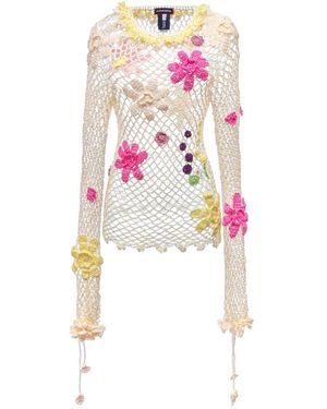 Andreeva Malva Handmade Crochet Top - White