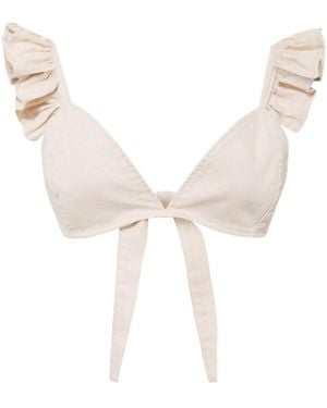 Cótier Denim Neutrals Brise Top - Natural