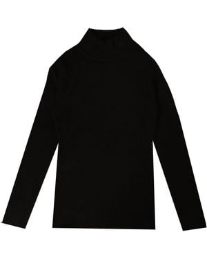 Rave on Trend Knit Turtleneck - Black