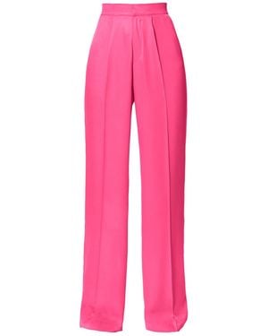 AGGI by HALEWSKI Jessie Satin Barbie Pink Wide Pants