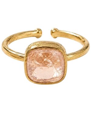La Pluie Jewellery Nyx Ring Peach - Metallic