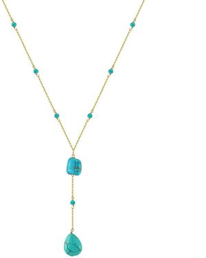 Shaded the Label Olyssa Droplet Necklace - Metallic
