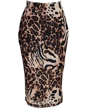 Jennafer Grace Lucy Pencil Skirt - Brown