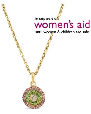 Dinny Hall Suffragette Pavé Locket - Metallic