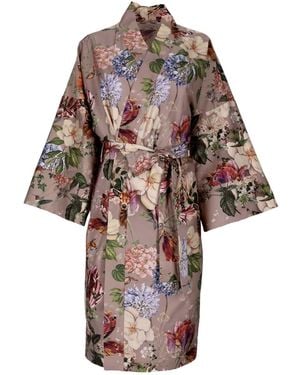 Decoflux Home Neutrals Maternity Cotton Dressing Gown - Multicolour