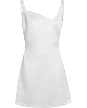 Sarvin A-Line Mini Dress - White
