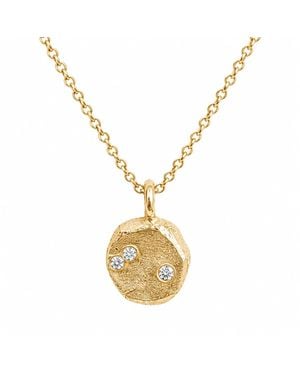 Zoe Alexandria Jewellery Three Stone Bubble Necklace - Metallic
