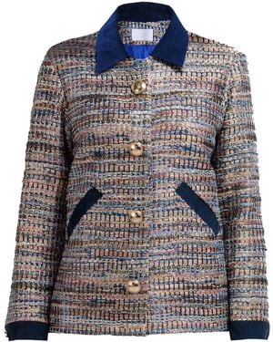 GeeGee Collection Daphne Coat - Blue