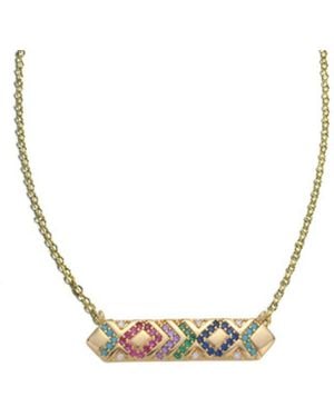 Rachel Nathan Prismatic Necklace - Metallic