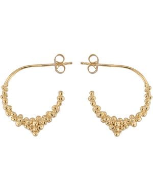 Dainty London Nyx Hoops - Metallic