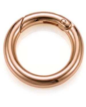 Jaredjamin Copper Tone Large Circular Clicker Clasp - Metallic
