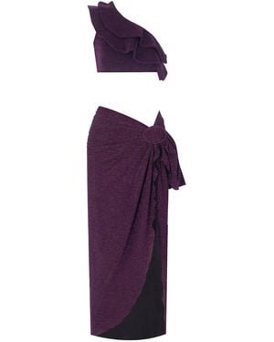 Nur Karaata Cliantha Luna Sparkle Set - Purple