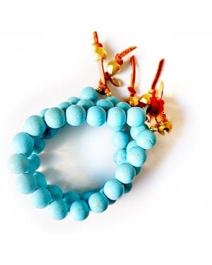 Persia Dona Jewelry Chunky Mountain Bracelet - Blue