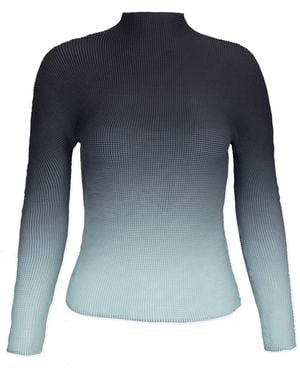 Wild Cosmos Kate Ombre Honeycomb Top - Blue