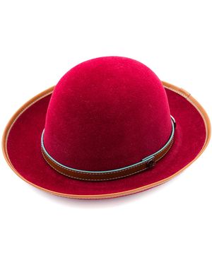 DORIA 1905 Lapin Felt Rolling Hat - Red