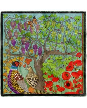 Kueen Silk Scarf - Green