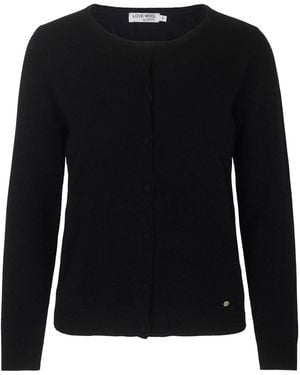 tirillm Emilie Basic Cashmere Cardigan - Black