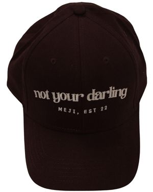 Meji Baseball Hat Not Your Darling - Black