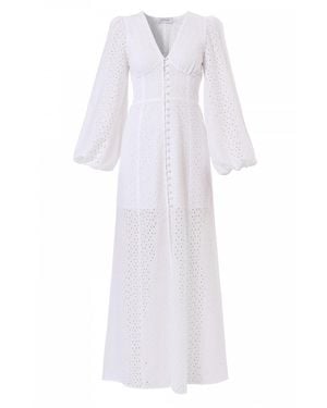 AGGI by HALEWSKI Imani Lace Maxi Dress - White