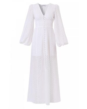 AGGI by HALEWSKI Imani Lace Maxi Dress - White