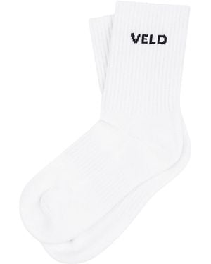 VLD Laurel Uniform Knitted Sock - White