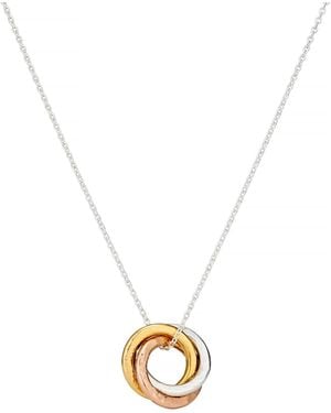Posh Totty Designs Mixed Gold Mini Russian Ring Necklace - Metallic