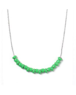 Pinnole All Necklace - Green