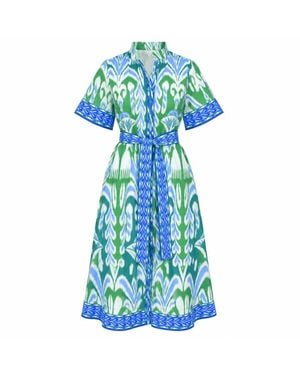 IslaPayal Sydney Shirtdress - Blue