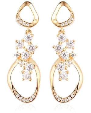 Lucy Quartermaine Volcan Earrings - Metallic
