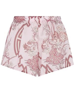 Aguaclara Fleurs De Chine Short - Pink