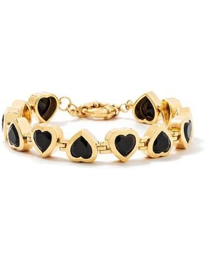 Minnie Lane Large Heartthrob Bracelet - Metallic
