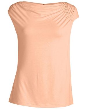 Conquista Sleeveless Asymmetrical Top - Pink