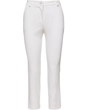 Conquista Gabardine Trousers - White