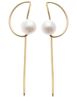 Silver Moon Sterling Earrings – Moonlight - Metallic