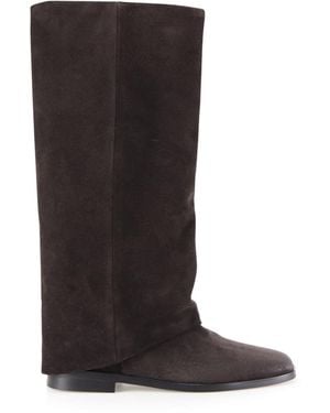 Notabene Lupe Boots, Dark Suede - Brown