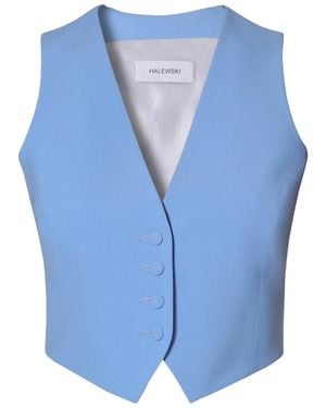 AGGI by HALEWSKI Sylvia Suit Vest - Blue